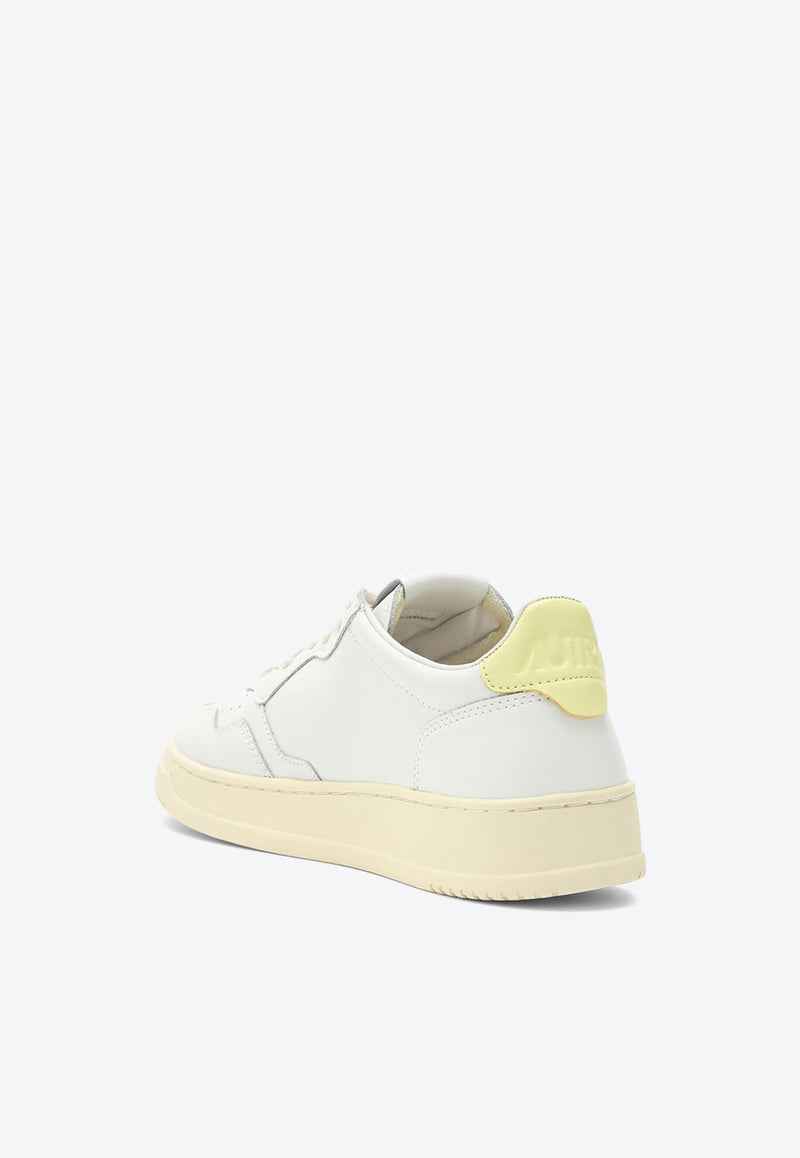 Autry Medalist Low-Top Leather Sneakers White AULWLL58/O_AUTRY-LL58