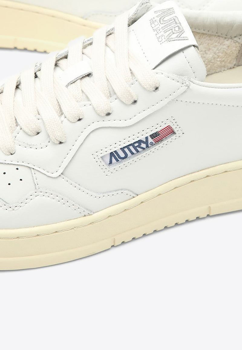Autry Medalist Low-Top Leather Sneakers White AULWLL58/O_AUTRY-LL58
