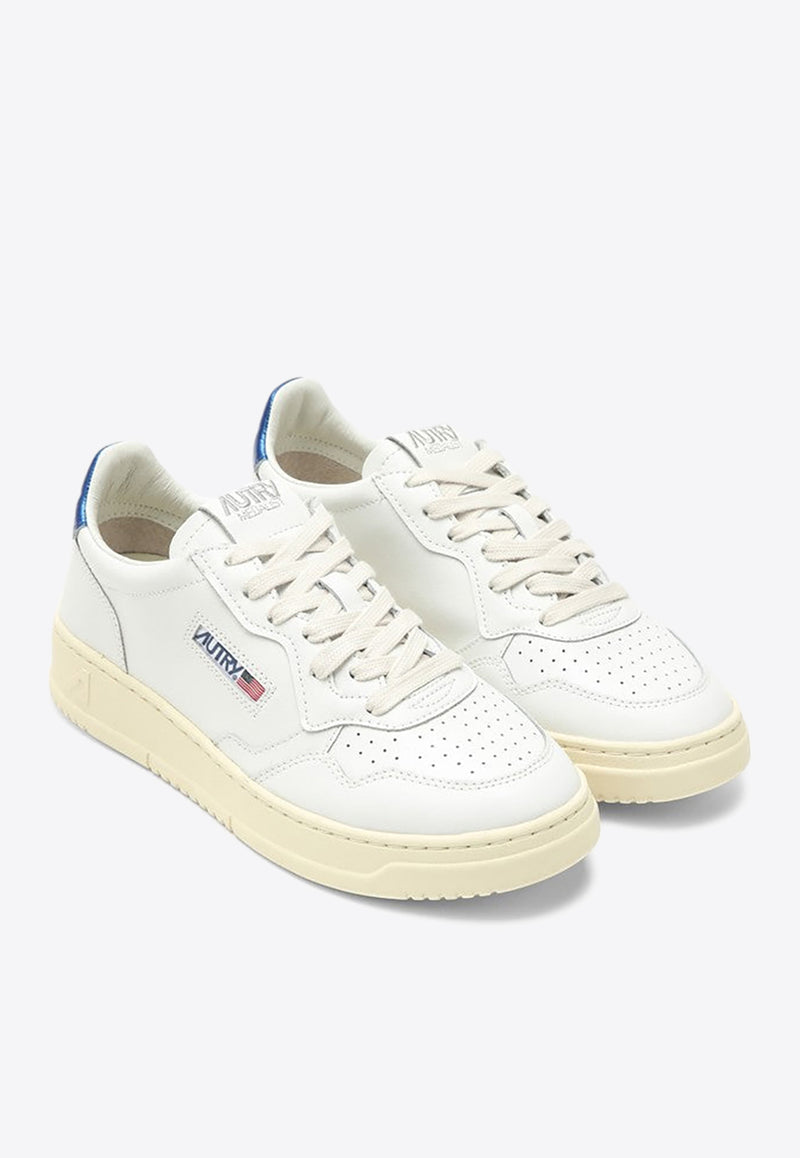 Autry Medalist Low-Top Leather Sneakers White AULWLL63/O_AUTRY-LL63