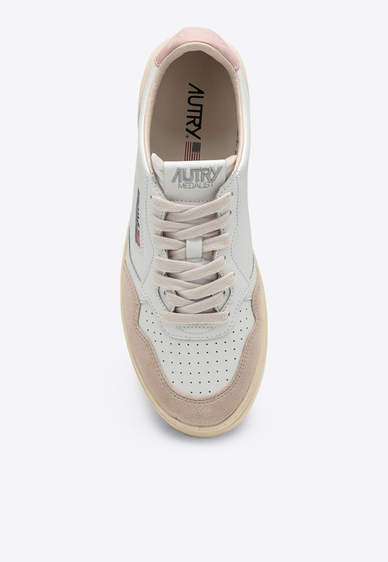 Autry Medalist Leather Sneakers White AULWLS37/P_AUTRY-LS37