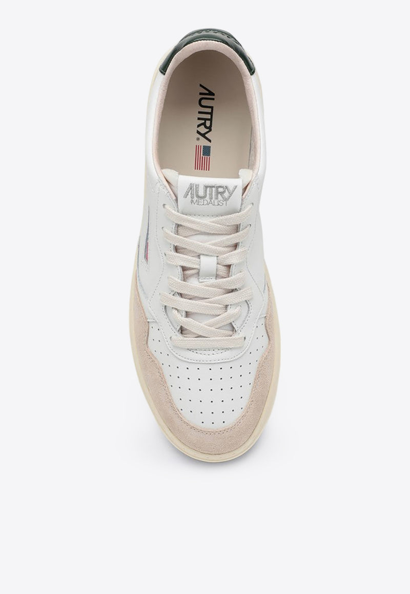 Autry Medalist Leather Sneakers White AULWLS56/P_AUTRY-LS56