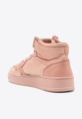 Autry Medalist High-Top Suede Sneakers Pink AUMWSG09/N_AUTRY-SG09