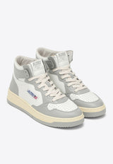 Autry Medalist High-Top Sneakers AUMWWB10/O_AUTRY-WB10 Gray