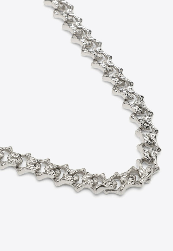 Emanuele Bicocchi Arabesque Chain Necklace AVCN6MET/N_EMANU-SI Silver
