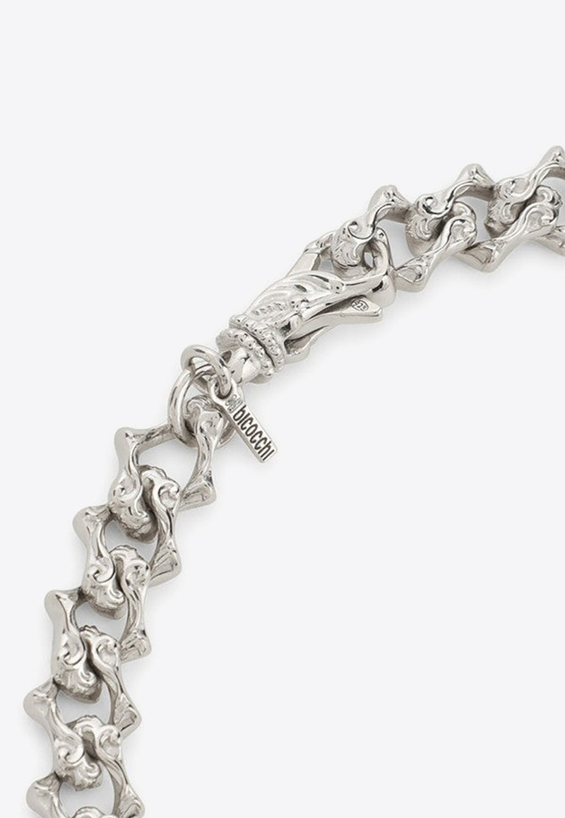 Emanuele Bicocchi Arabesque Chain Necklace AVCN6MET/N_EMANU-SI Silver
