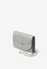 Jimmy Choo Curve Quilted Leather Clutch Dove AVN CURVE CLUTCH HBU DOVE/SHINY GOLD