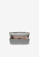 Jimmy Choo Curve Quilted Leather Clutch Dove AVN CURVE CLUTCH HBU DOVE/SHINY GOLD