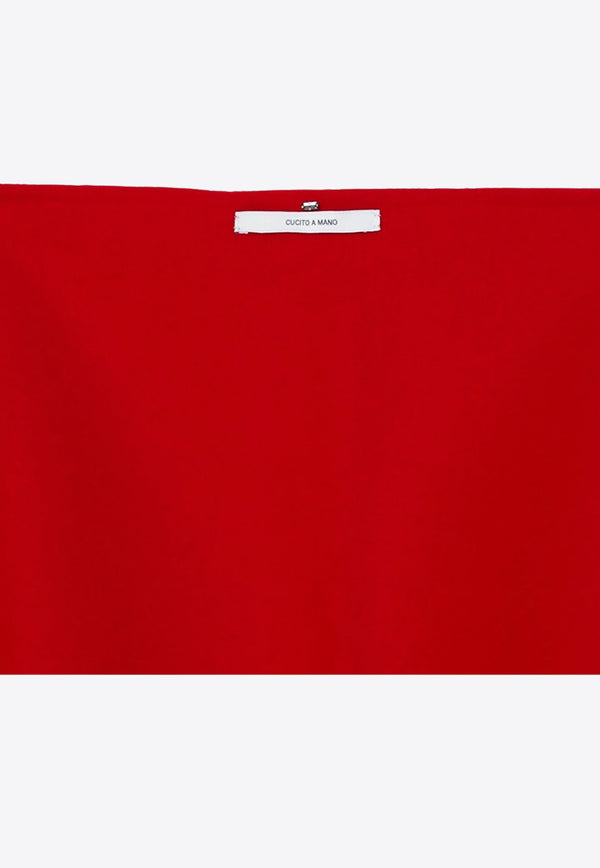 Sportmax Wool Fringed Scarf Red AVOCADOWO/R_SPORM-015