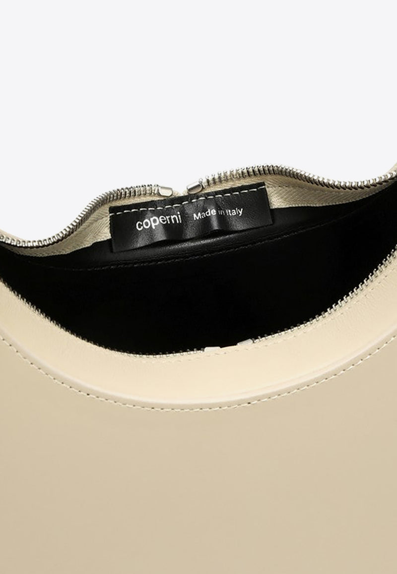 Coperni Swipe Oval-Shaped Hobo Bag Beige AW22COPBA01405EXLE/O_COPE-SAND
