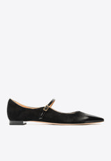 Arteana Brera Mary Jane Pointed Flats Black AW24BREBLAMJFLBLACK