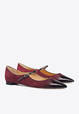 Arteana Brera Mary Jane Pointed Flats Bordeaux AW24BRERUSMJFLBURGUNDY