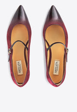 Arteana Brera Mary Jane Pointed Flats Bordeaux AW24BRERUSMJFLBURGUNDY