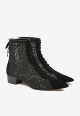 Arteana Venezia 30 Lace Ankle Boots Black AW24VENBLAT30BLACK