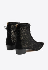 Arteana Venezia 30 Lace Ankle Boots Black AW24VENBLAT30BLACK