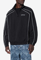 Awake NY Logo Zip-Up Jacket Black AWK-FW25-OT001BC/R_AWAKE-BLK