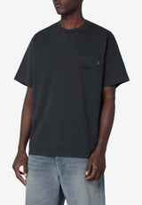 Awake NY Embroidered Logo T-shirt Black AWK-FW25-TP007CO/R_AWAKE-BLK