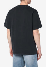 Awake NY Logo Crewneck T-shirt Black AWK-SP25-TP011CO/Q_AWAKE-BL