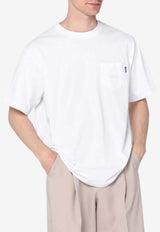 Awake NY Logo Crewneck T-shirt White AWK-SP25-TP011CO/Q_AWAKE-WH