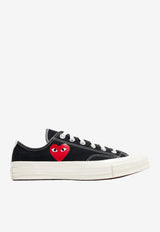 Comme Des Garçons Play X Converse Chuck 70 Canvas Sneakers Black AZ-K128-001_BLACK