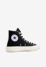 Comme Des Garçons Play X Converse Chuck 70 High-Top Canvas Sneakers Black AZ-K129-001_BLACK