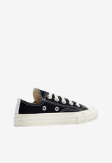 Comme Des Garçons Play Kids Boys X Converse Chuck 70 Low-Top Sneakers Black AZ-K501-001_BLACK