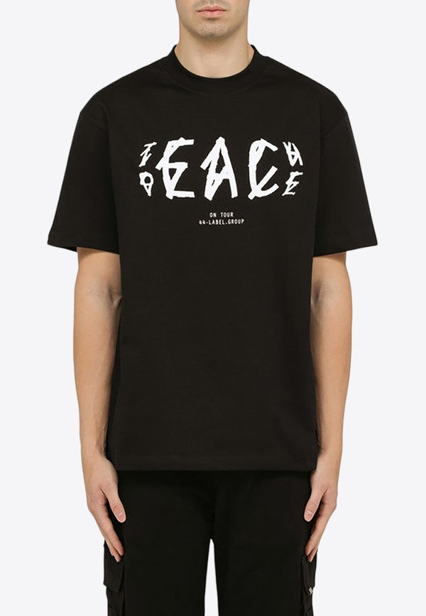 44 Label Group EAC Printed Crewneck T-shirt Black B0030376---FA141/O_44LAB-P401