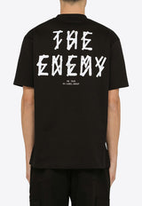 44 Label Group The Enemy Print T-shirt Black B0030376--FA141/O_44LAB-P394