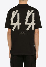 44 Label Group AAA Print Crewneck T-shirt Black B0030376--FA141/O_44LAB-P400