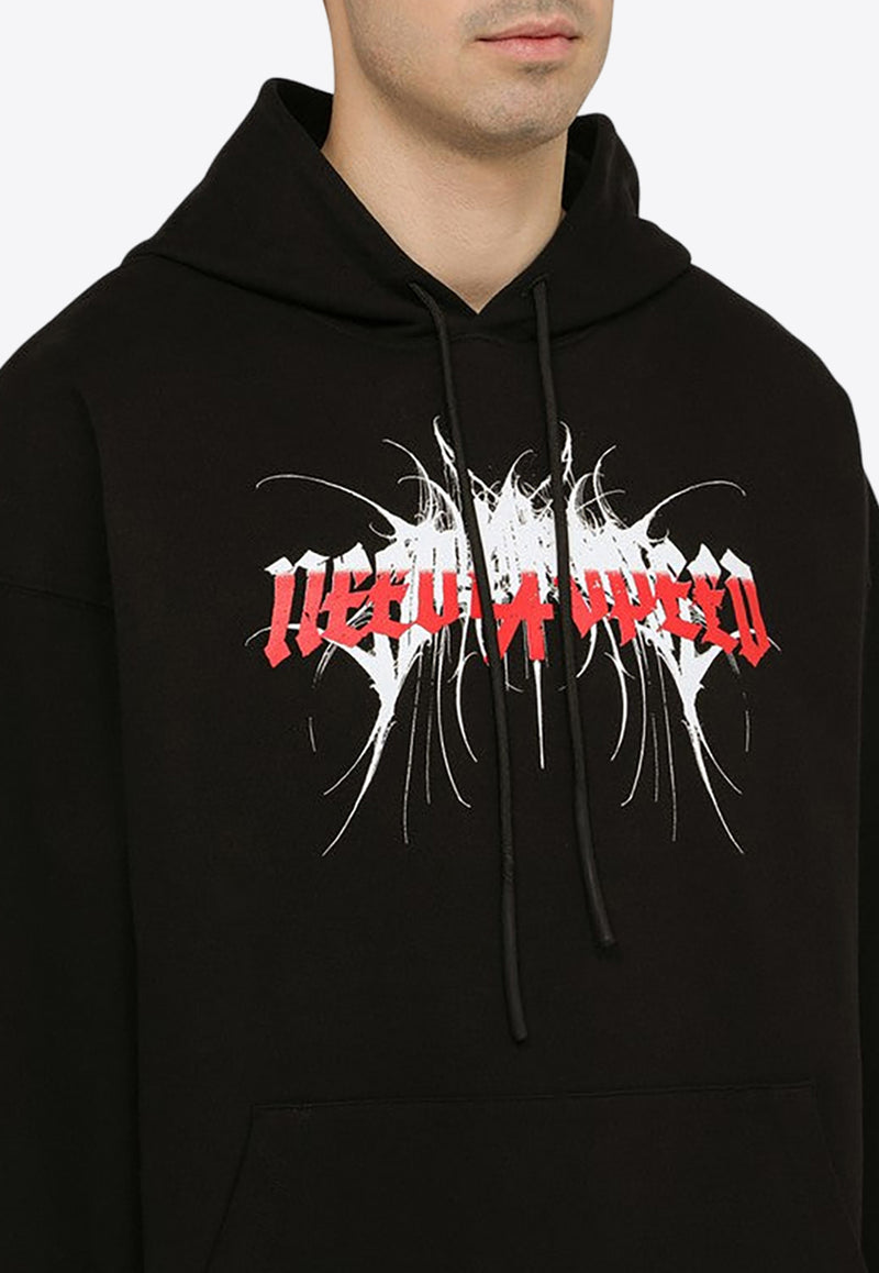 44 Label Group Speed Demon Print Hooded Sweatshirt Black B0030413-FA139/O_44LAB-P402