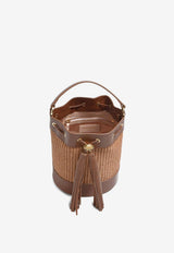 Gianvito Rossi Sienna Bucket Bags with Tassels Brown B00395 RIBBK VGMCUCU BROWN