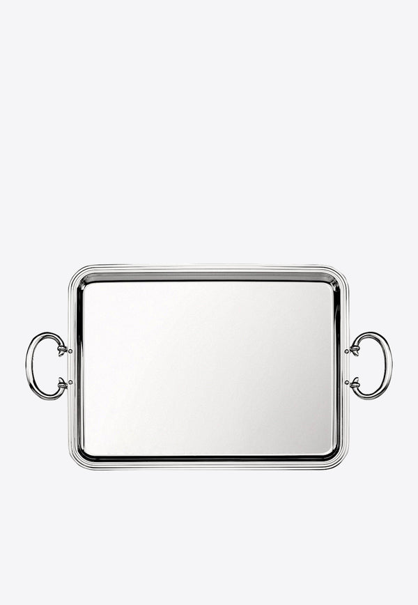 Christofle Large Albi Silver Plated Rectangular Tray Silver B03902250