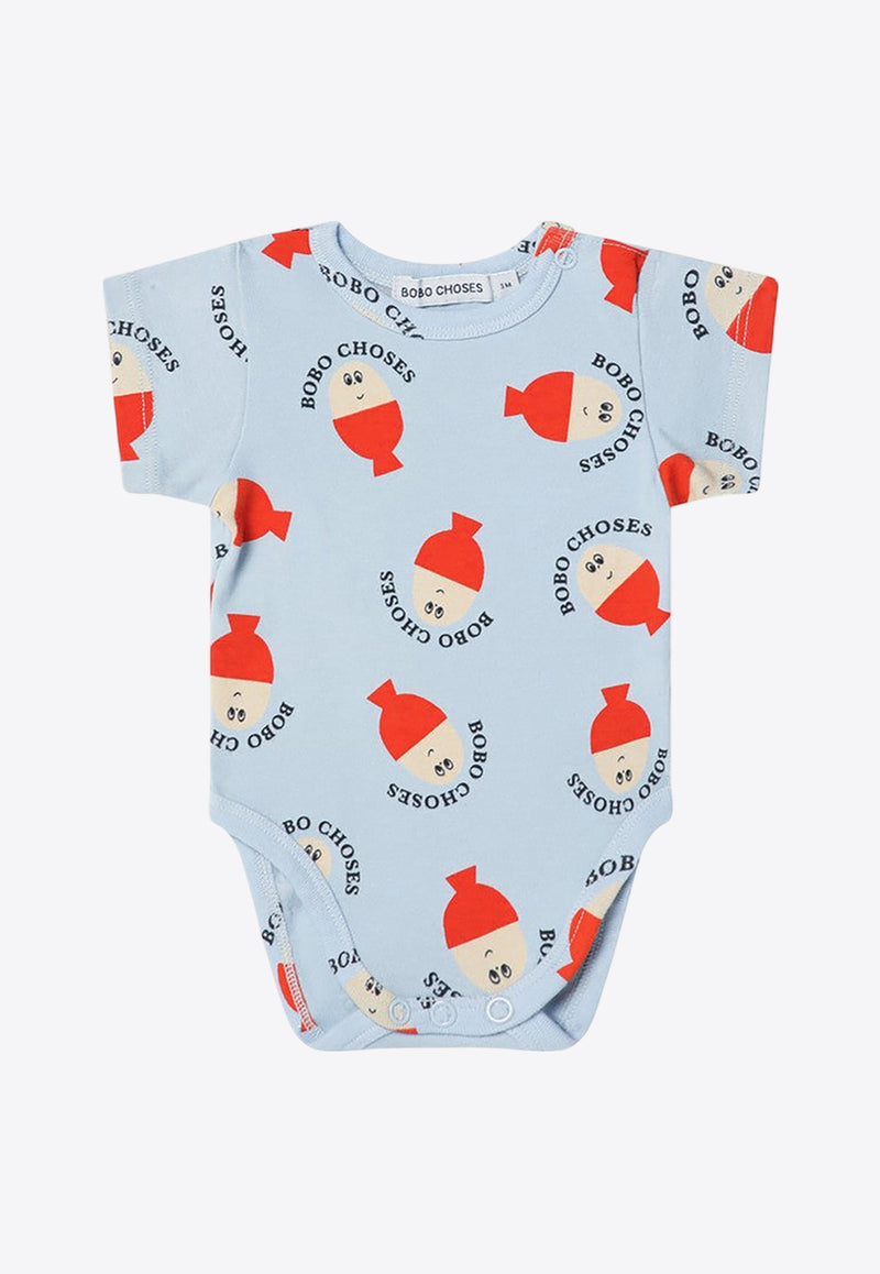 Bobo Choses Babies Morning Egg Print Onesie Light Blue B125AB004CO/Q_BOBO-LB