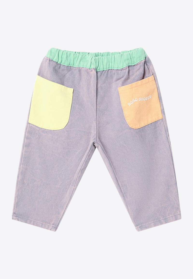 Bobo Choses Babies Colorblocked Pants Multicolor B125AB062CO/Q_BOBO-MU
