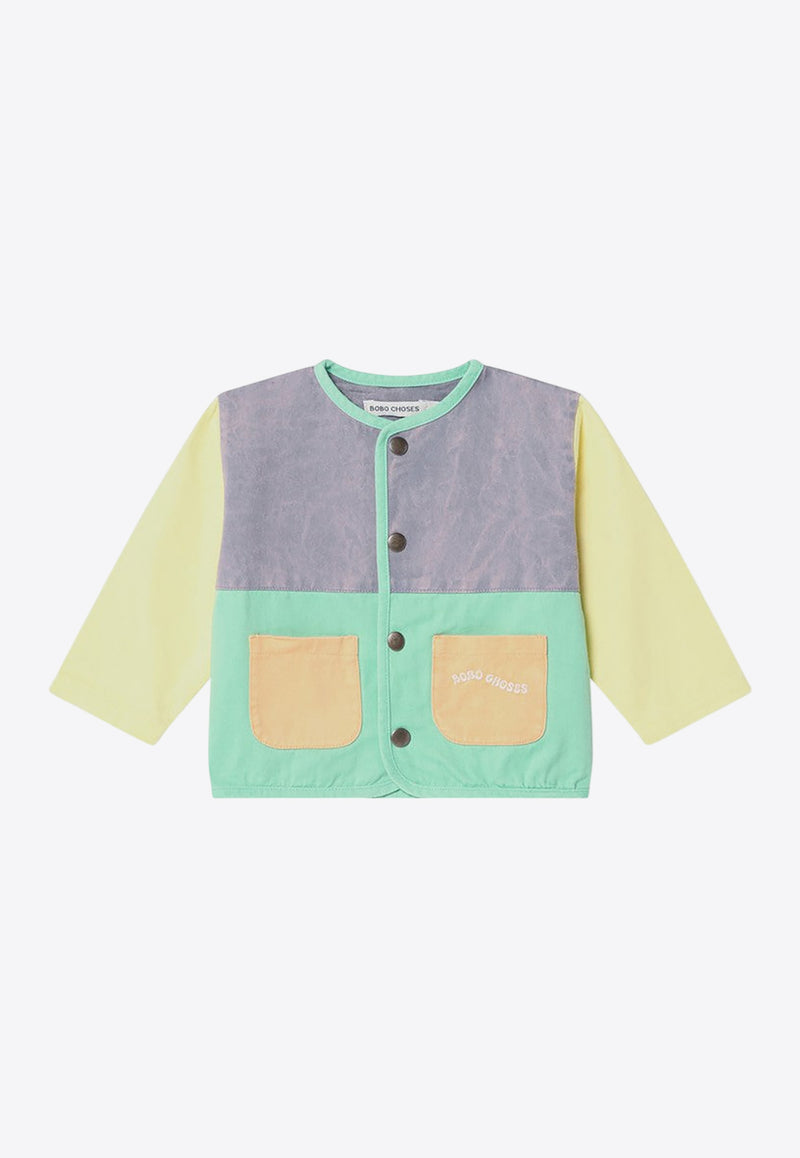 Bobo Choses Babies Colorblocked Jackets Multicolor B125AB092CO/Q_BOBO-MU