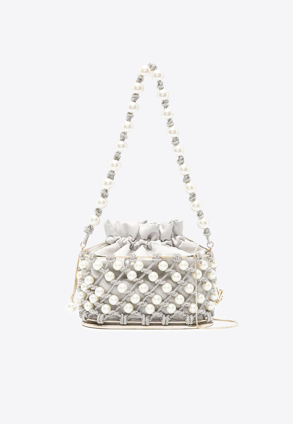 Rosantica Mini Holli Ostrica Top Handle Bag Silver B17965_GREY MULTI