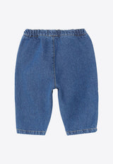 Bobo Choses  Babies Beneath The Moon Baggy Jeans  Denim B224AB070CO/P_BOBO-411