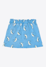 Bobo Choses Girls Beneath The Moon Skirt Light Blue B224AC067CO/P_BOBO-451