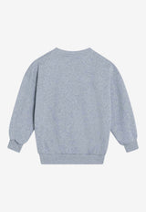 Bobo Choses Boys Doggy Mate Print Sweatshirt Gray B225AC031CO_BOBO-HG