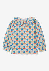 Bobo Choses Girls Geometric Patterns Blouse Multicolor B225AC054CO/R_BOBO-OF