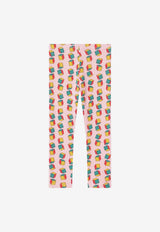 Bobo Choses Girls Dice Print Leggings Multicolor B225AC060CO/R_BOBO-PI