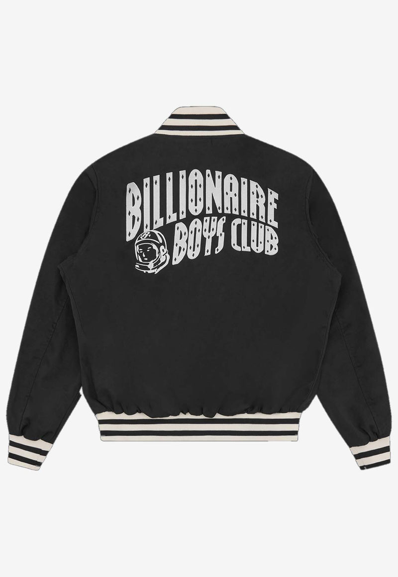 Billionaire Boys Club Arch Logo Embroidered Bomber Jacket Black B24201BLACK