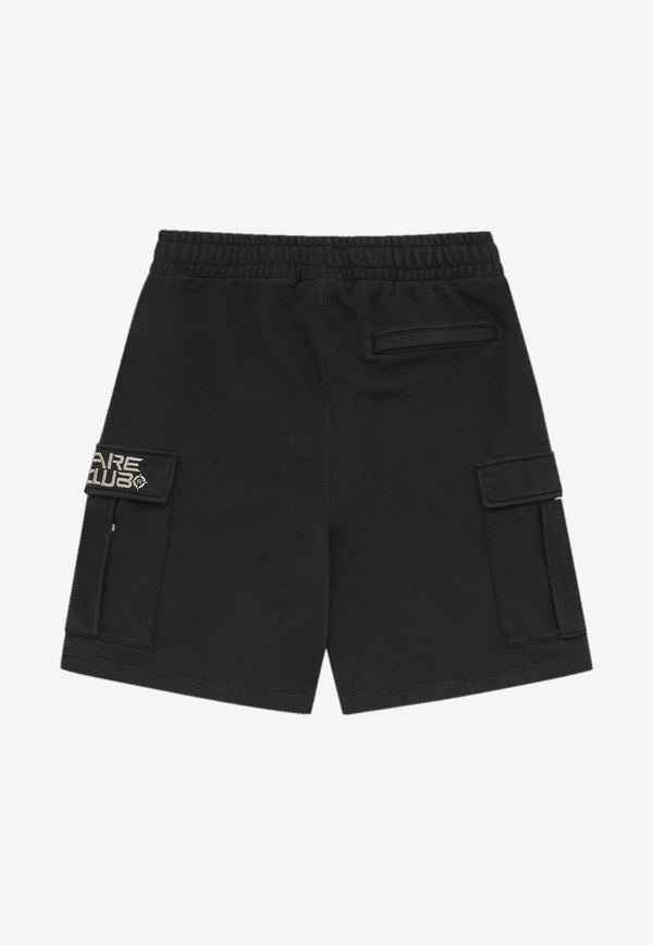 Billionaire Boys Club Logo Embroidered Cargo Shorts Black B24217BLACK