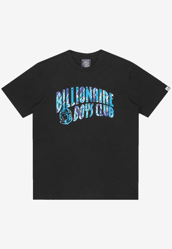 Billionaire Boys Club Camo Arch Logo Print T-shirt Black B24241BLACK