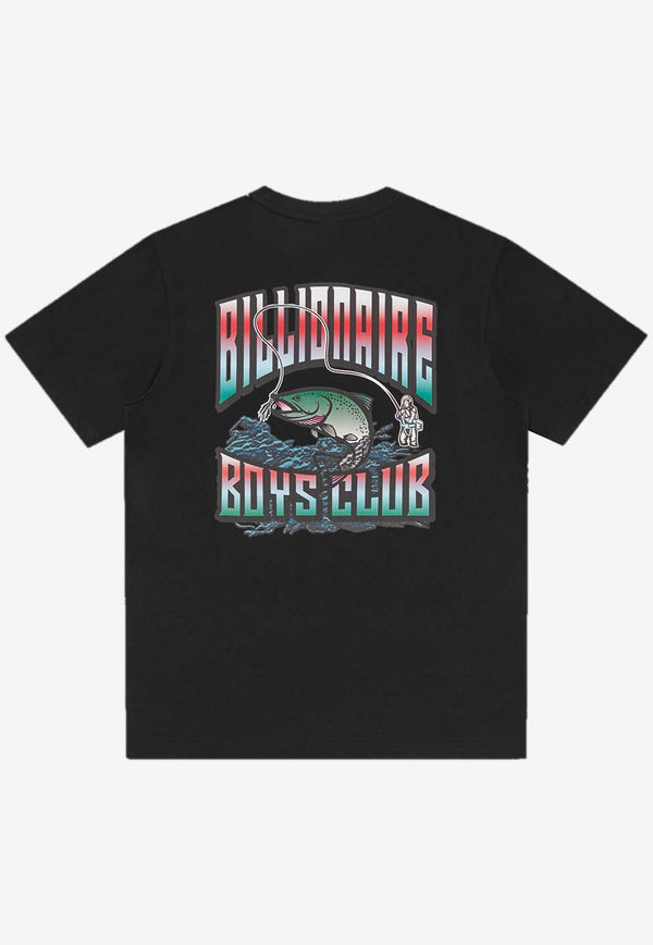 Billionaire Boys Club Big Catch Printed T-shirt Black B24246BLACK