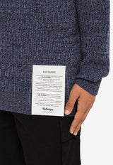 Ballantyne Logo Patched Turtleneck Sweater B4P0607K091/N_BALLA-93539