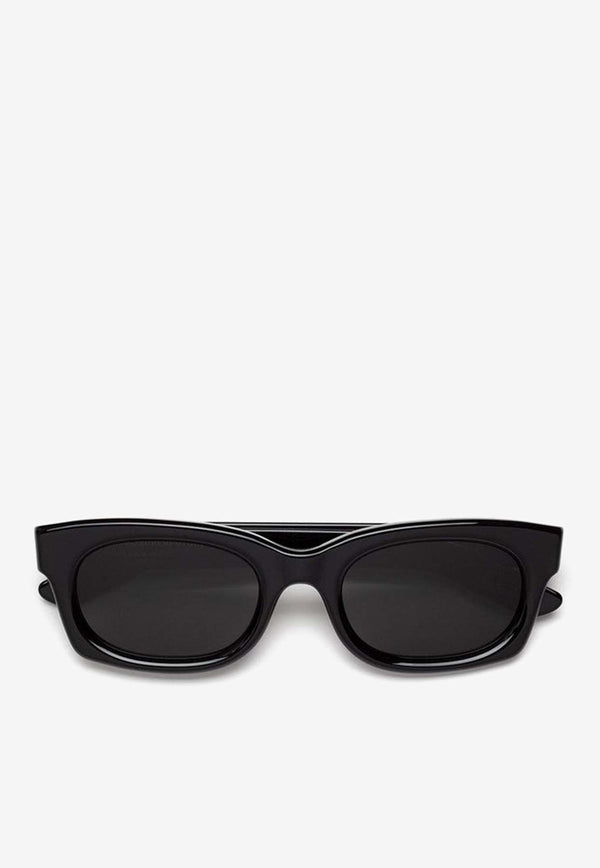 Retrosuperfuture Ambos Square Sunglasses Gray B5B-IL89PVC/O_SUPER-BLK