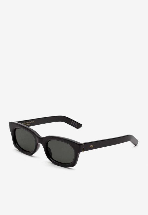 Retrosuperfuture Ambos Square Sunglasses Gray B5B-IL89PVC/O_SUPER-BLK