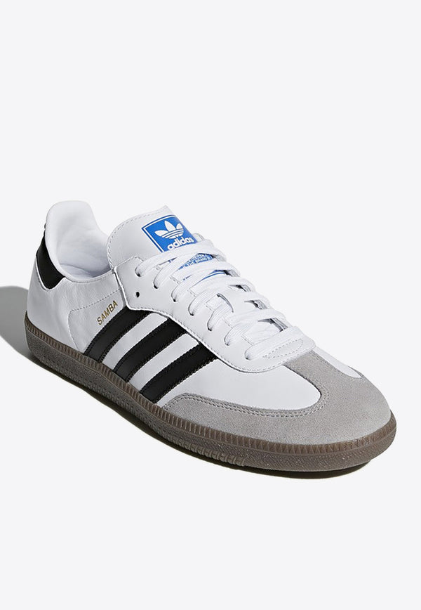 Adidas Originals Samba OG Low-Top Sneakers White B75806LE/O_ADIDS-WHTBLK