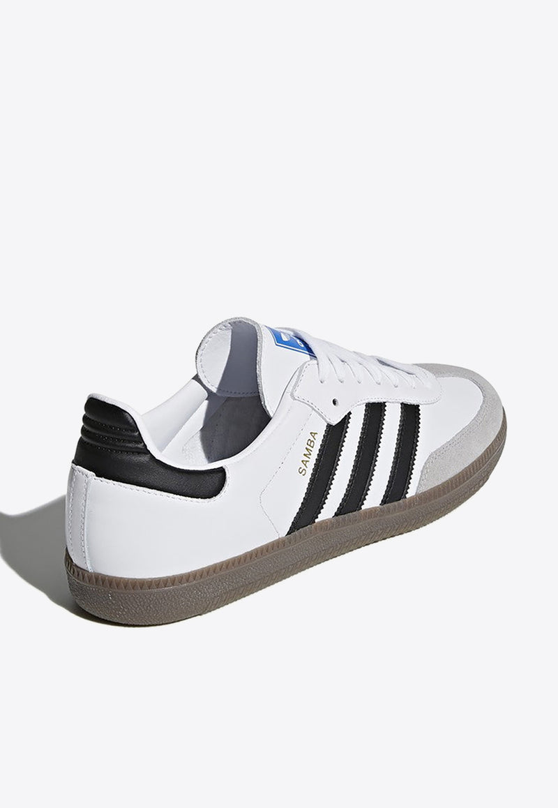 Adidas Originals Samba OG Low-Top Sneakers White B75806LE/O_ADIDS-WHTBLK