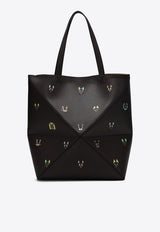 Loewe XL Puzzle Fold Tote Bag Brown B779Q18X56ULE/S_LOEW-3100